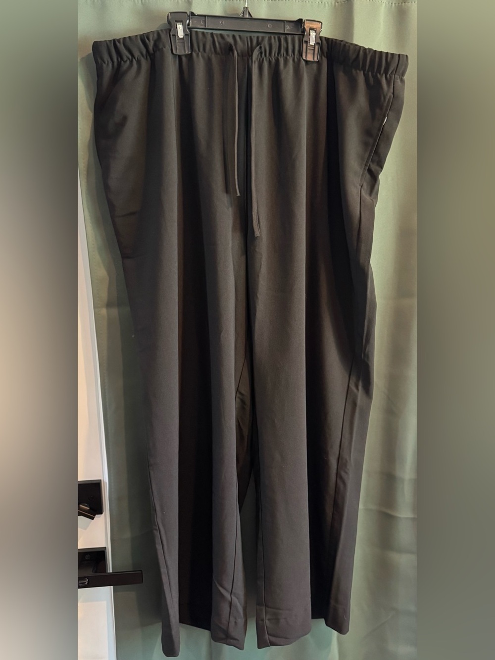 torrid Black Wide-Leg Elastic-Waist Pants